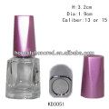 Glas Nail Art Polnische Flasche Mit Glänzende Cap